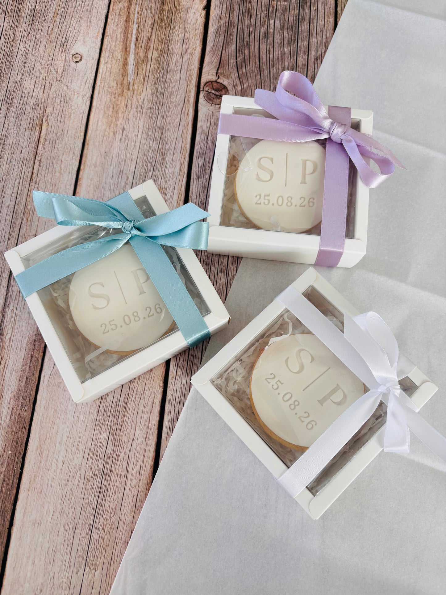 Wedding biscuits & favours