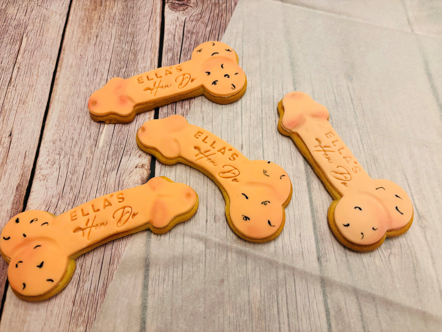 Hen do willy biscuits