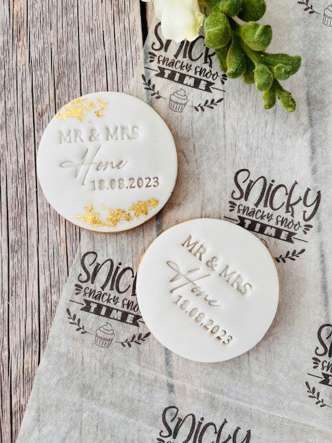 Wedding biscuits & favours