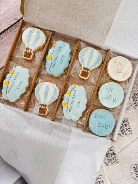 Baby shower balloon box