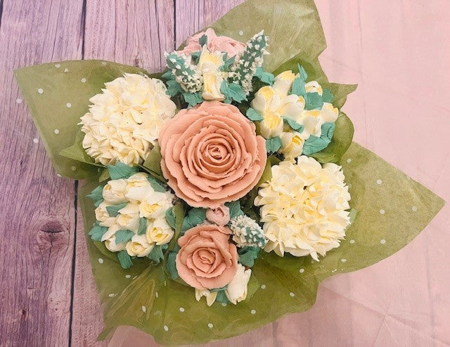 Cupcake flower bouquet